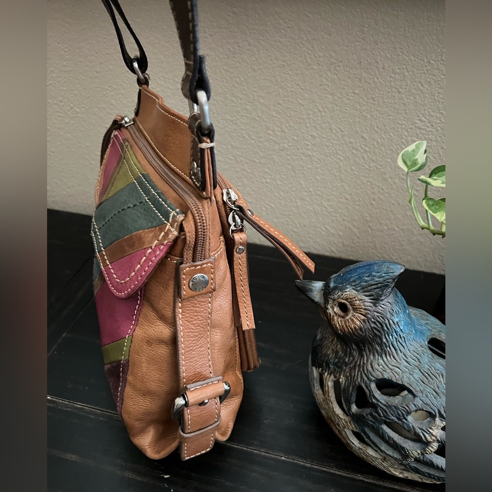 Fossil Patchwork Shoulder Bag - image 6